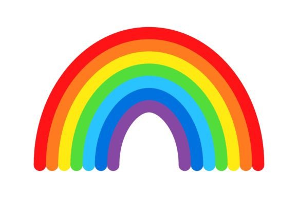 Download Cartoon Rainbow Vector. Rainbows, Stars - Art Collection