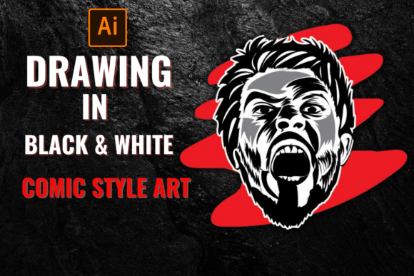 Download Drawing in Black and White to Create Comic Style Art - Art Collection