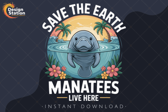 Download Save the Earth PNG Manatee Ocean PNG - Art Collection