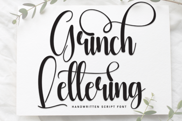 Download Grinch Lettering - Premium Resources