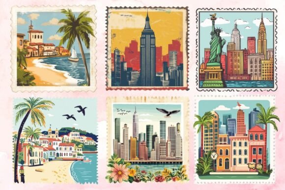 Download Summer Cities Postcard Clipart - Art Collection